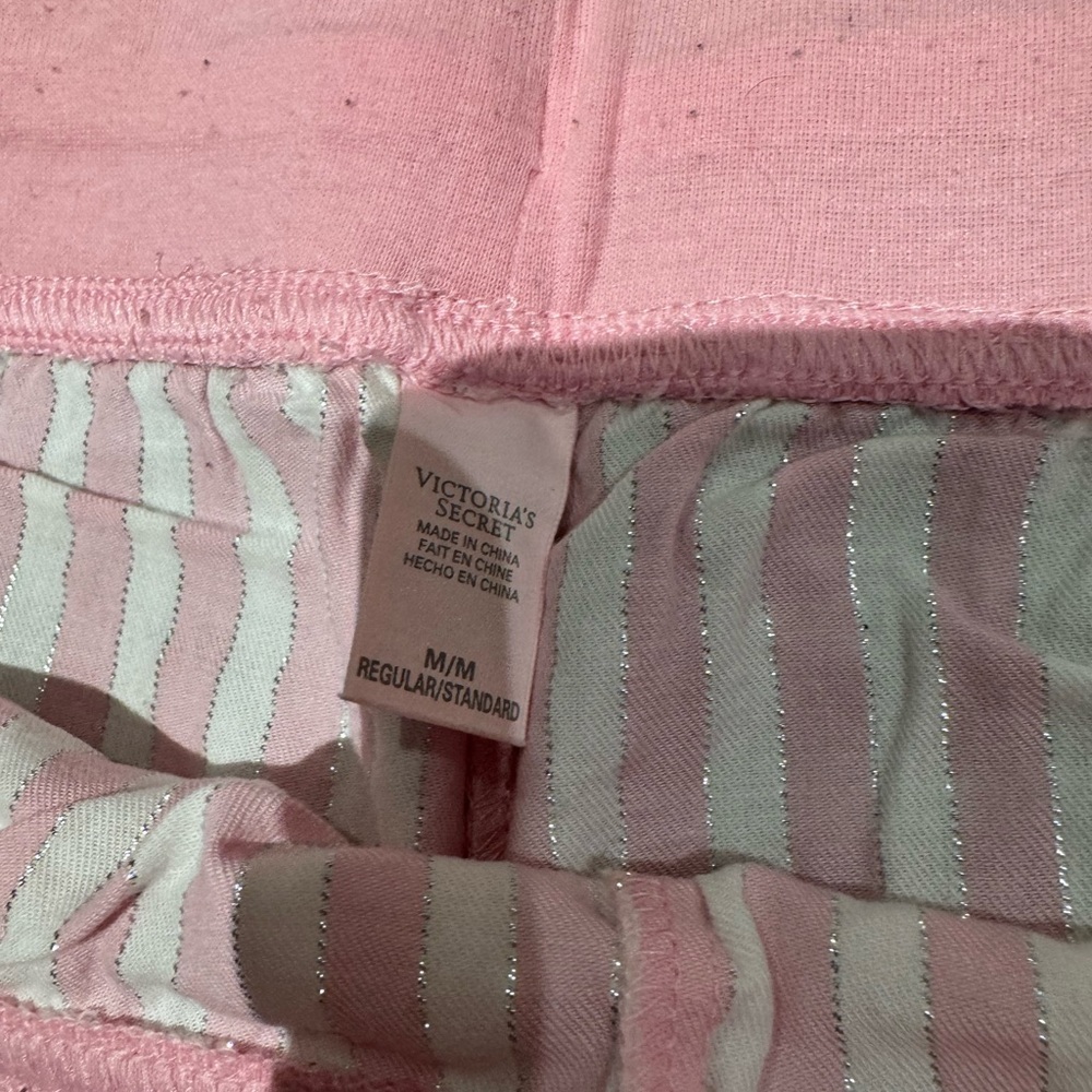 Victoria's Secret Pink Striped Pajama Pants - Picture 2 of 2